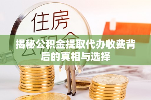 花垣揭秘公积金提取代办收费背后的真相与选择