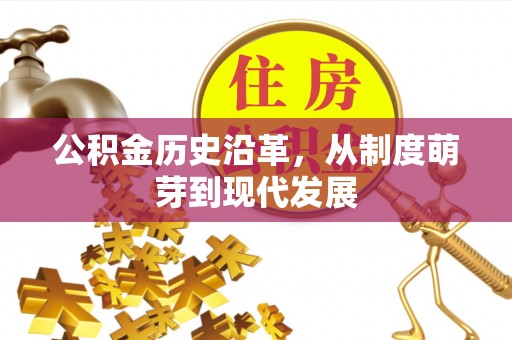 花垣公积金历史沿革，从制度萌芽到现代发展